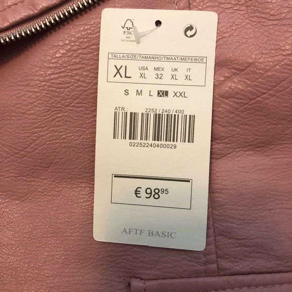 AFTF Basic Pu Leather Strap Mini Dress XL - Picture 5 of 9